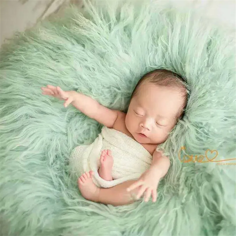 Curly Merino Wool Felt Layer Blanket Newborn blanket photo backdrop Baby wool blanket background Newborn layer photography props