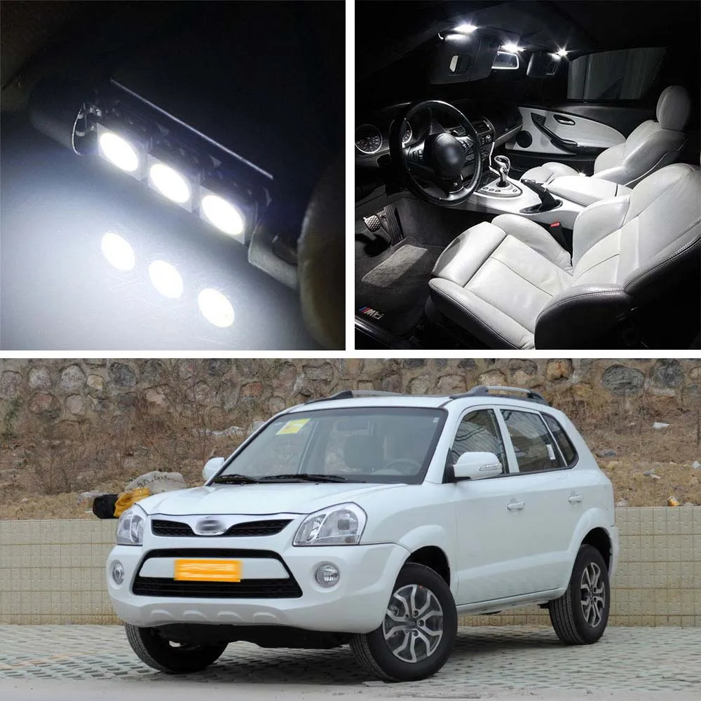 

Canbus LED Lamp Interior Map Dome Trunk Plate Light Bulbs For Hyundai Tucson