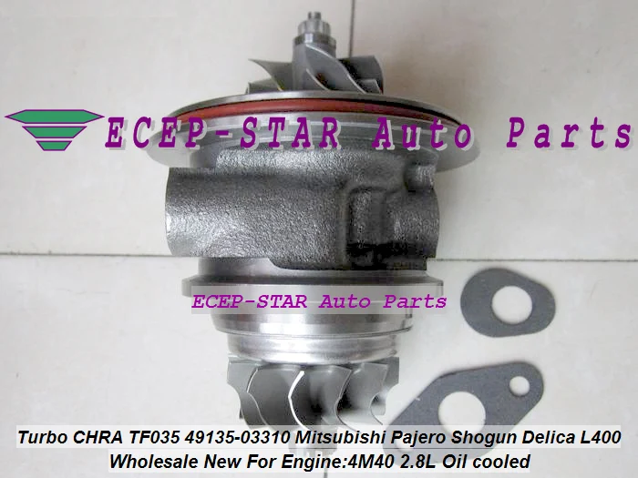 Turbo CHRA Cartridge Oil Cool 49135-03310 49135 03310 4913503310 MD202579 For Mitsubishi Pajero Challanger L400 Shogun 4M40 2.8L