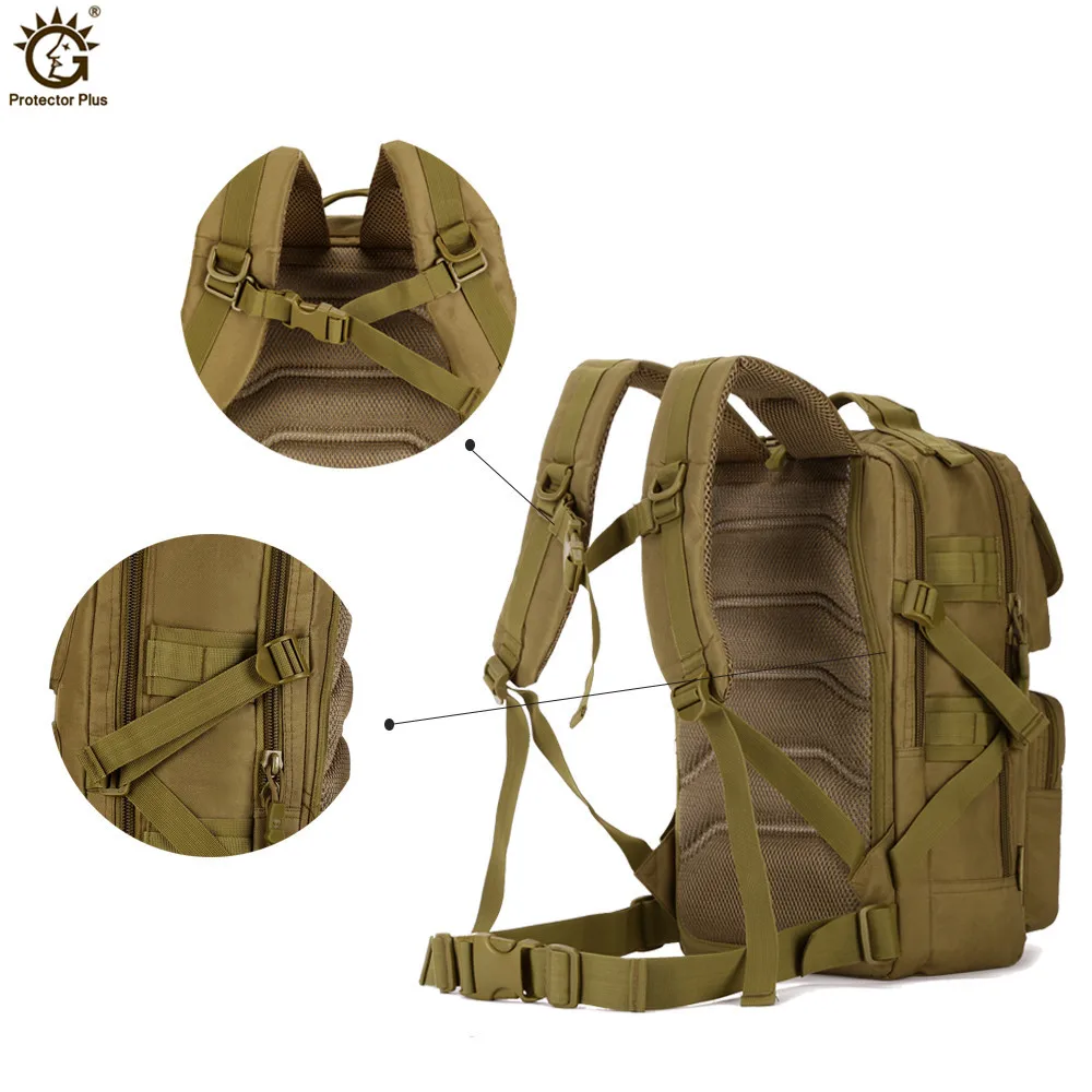 Homens 25L tático mochila ao ar livre Trekking Sport Camping Caminhadas camuflagem saco impermeável viagens mochilas