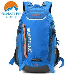 Sunature Outdoor professional backpack Mountaineering tourism camping bag large capacity outdoor backpack with rain cover 40L