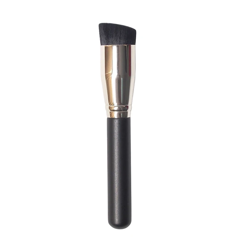 High Quality Precision Foundation Brush #196 Angle Flat Firm Synthetic Fiber Liquid Wet BB Cream Brush Basic Makeup Tool