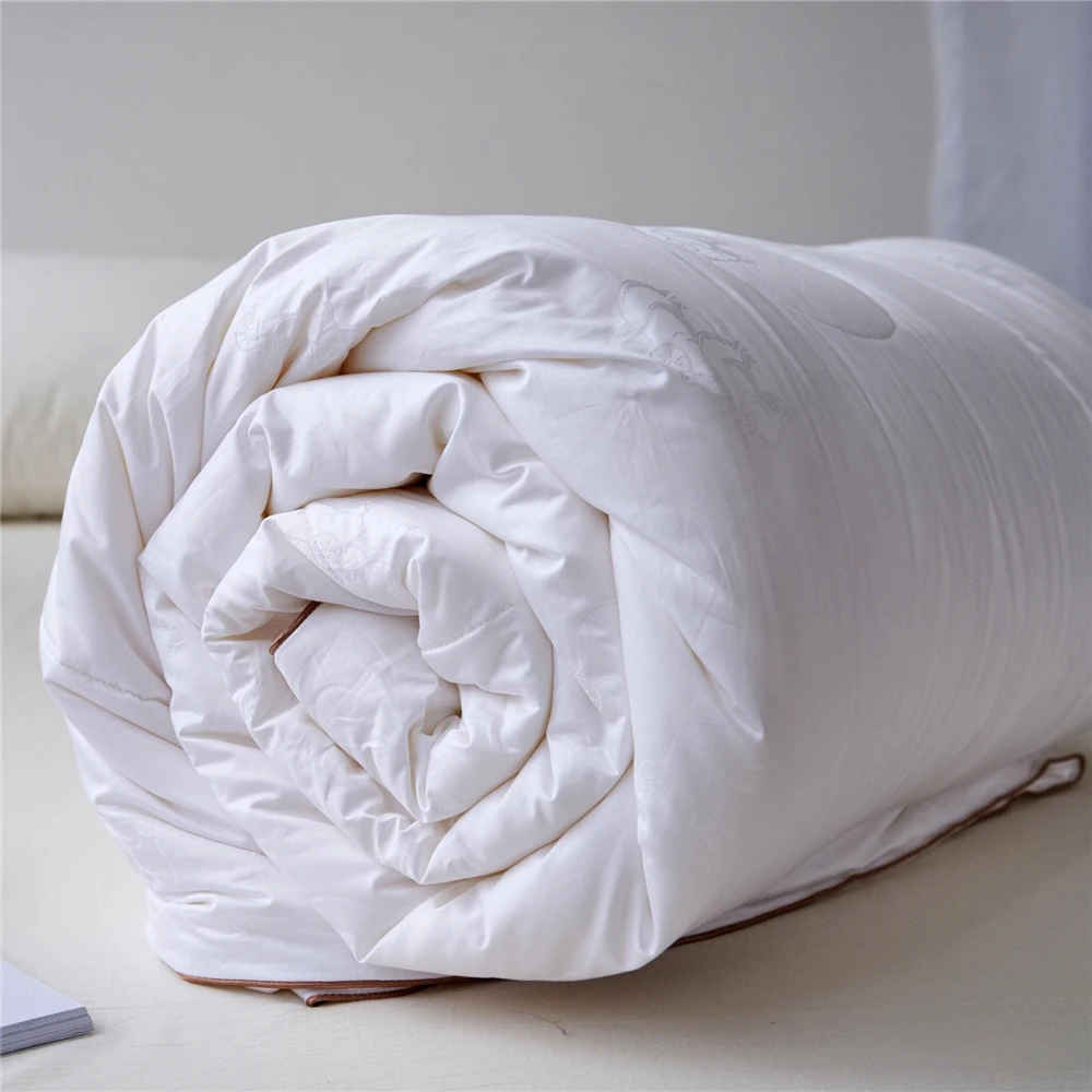 Comforter Quilt Duvet Australian Wool Filling Weight 4kg 100% Organic Cotton Fabric Winter Warm Natural Health No 