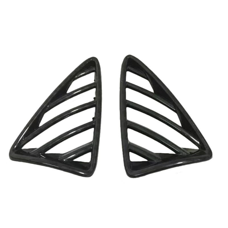 Carbon Fiber Look Upper Air Vent Outlet Cover Trim For Mazda CX-3 CX3 2017 2018