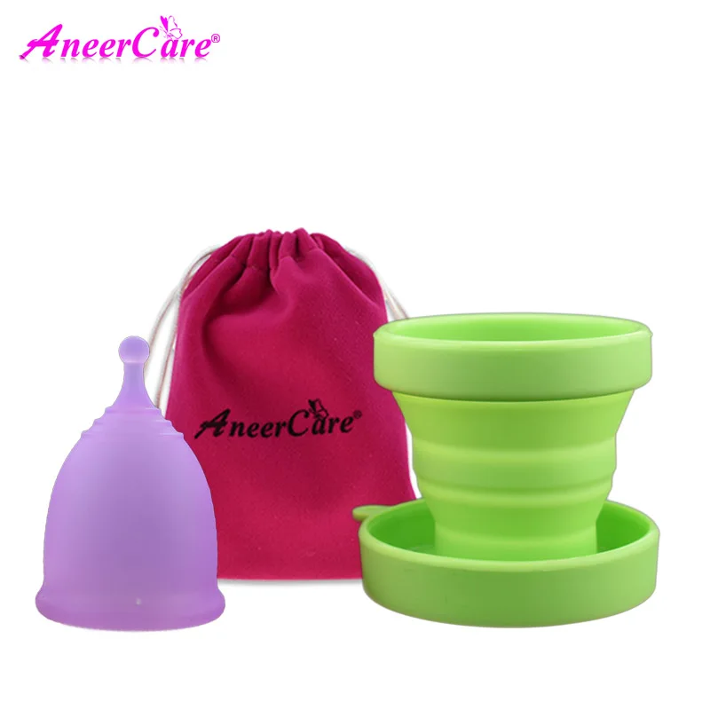 

2Pcs Copa Menstrual Cup 100% Menstrual Silicone Medica Woman Cup Menstrual Cup Collector Menstrual Lady Vaginal Cups
