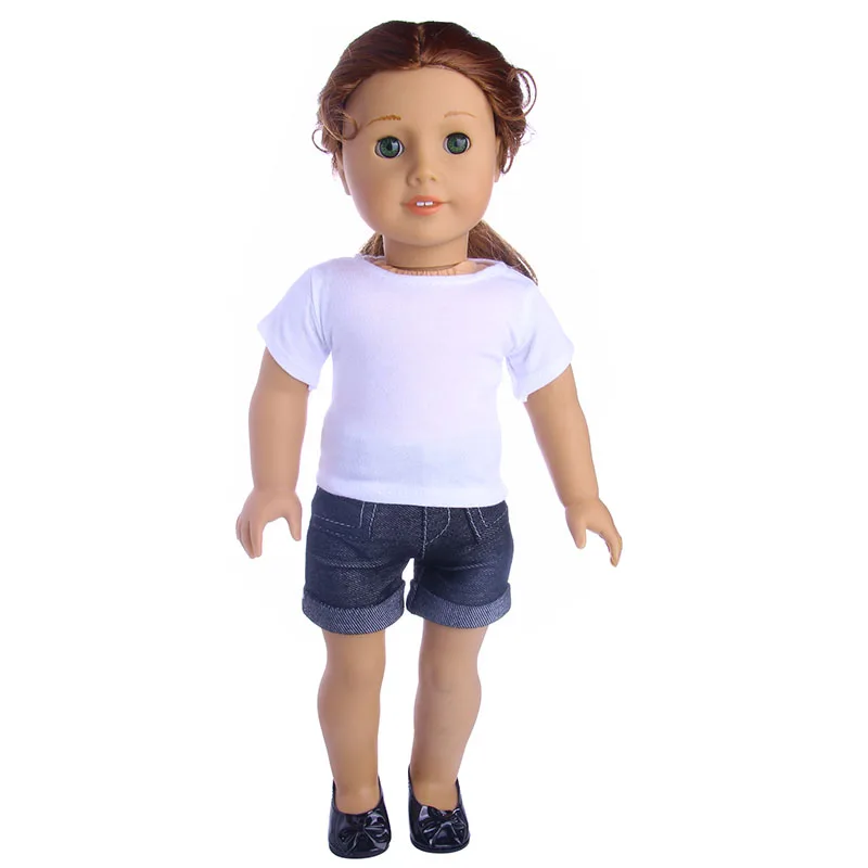 T-shirt blanc beurre pour enfants, 18 pouces/43 cm, meilleur cadeau d'anniversaire, n1426