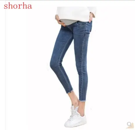 

Fashion Autumn and winter Jeans Maternity Pants For Pregnant Women Clothes Trousers Nursing Prop Belly Legging Pregnancy Pants