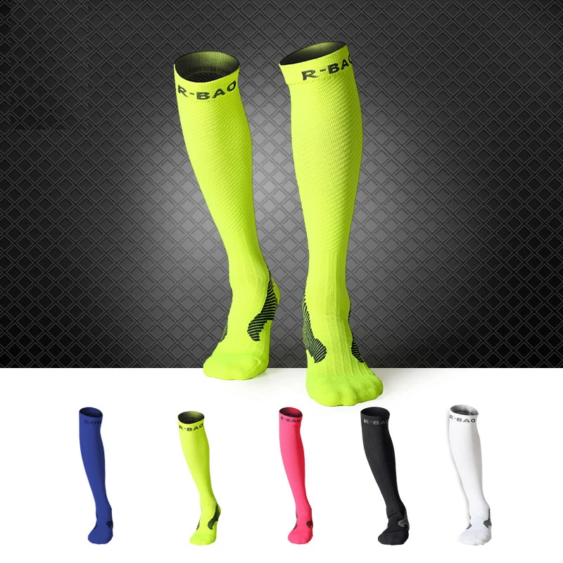 Graduated Support Cycling Running Marathon Socks Men Women Football Basketball Stocking Bicycle Compression Socks