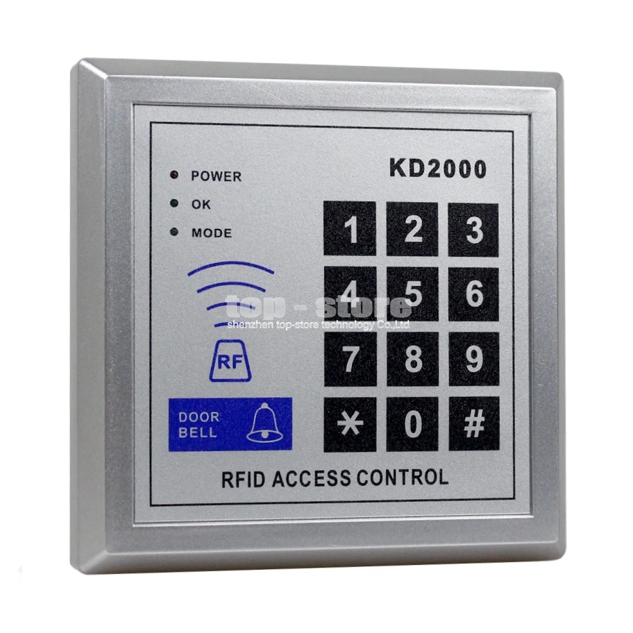 DIYSECUR Full Kit Set 125KHz RFID Keypad Access Control System Security Kit + 180kg 350lb Magnetic Lock KD2000