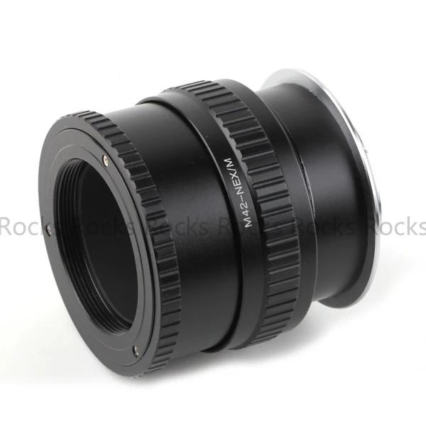 Pixco M42-NEX Focusing Macro Tube Helicoid Lens Adapter Ring Suit For M42 screw to Sony NEX 5T 3N 6 5R F3 7 VG900 VG30 EA50