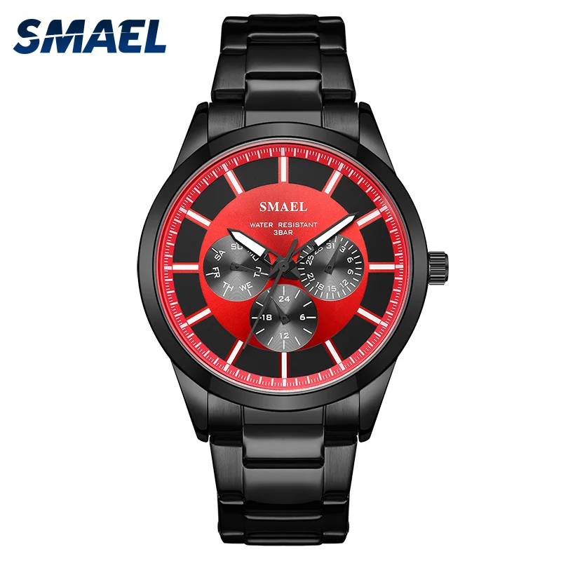 SMAEL Brand Fashion Men Luxury Quartz Wristwatches Military Watch Army Digital Clock Man Automatic 9602 Sport Watches Waterproo