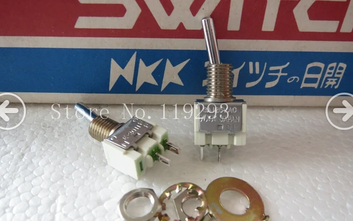 [BELLA]Japan's NKK E-2011 toggle switch 3A125VAC 2 feet 2 files Toggle Switches stock sale--10PCS/LOT