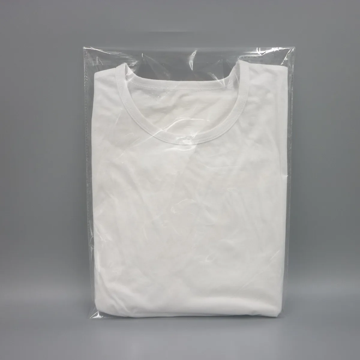 100X Custom Resealable Transparent Cello Bags Plastic Cellophane Bag with Self Adhesive Seal for T-shirt Clothing Gift Packaging