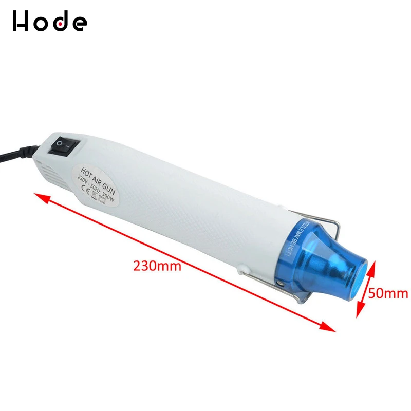 Heat Gun Electric Hot Air Gun for DIY Using Electric Power tool with supporting seat 220V 300W Hair dryer термоусадка