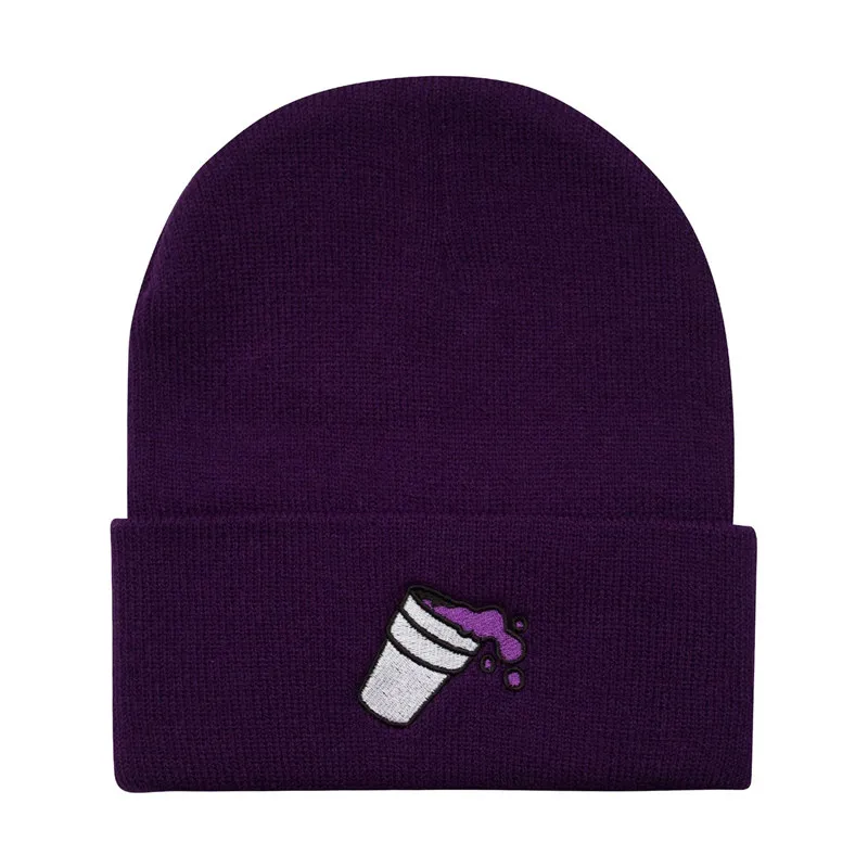 Double Cup Casual Cotton Beanies for Men Women Fashion Knitted Winter Hat Solid Color Hip-hop Skullies Bonnet Unisex Cap Gorro