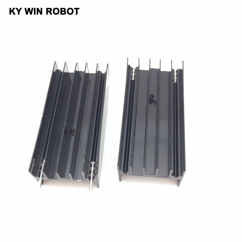 2pcs Aluminium TO-220 Heatsink TO 220 Heat Sink Transistor Radiator TO220 Cooler Cooling 23*16*50MM With 2 Pins