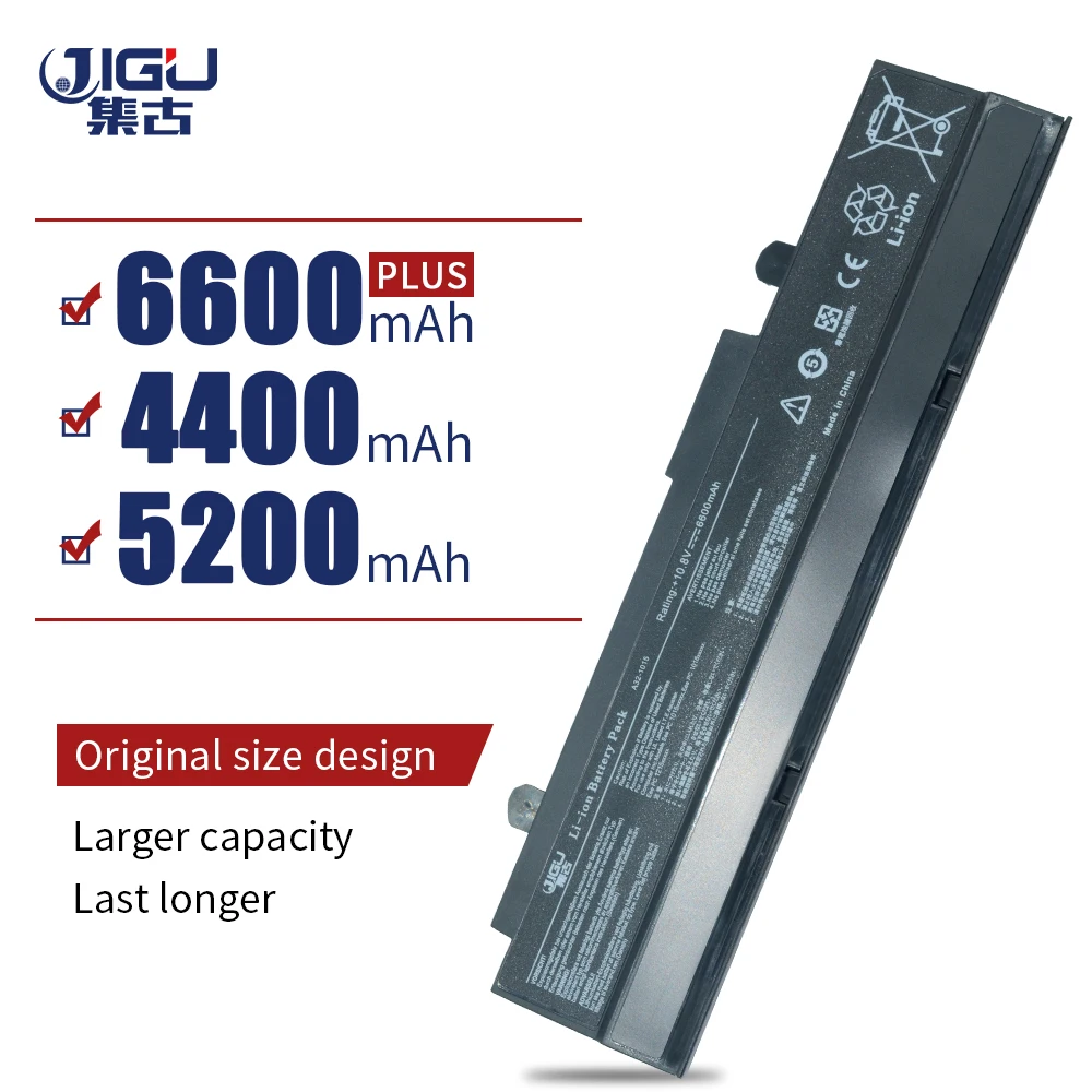 JIGU A32-1015 6Cells Laptop Battery For Asus AL31-1015 Eee PC R011CX 1011 1215 1015 1015P VX6 R051PEM 1016 90-OA001B2400Q 1215N 