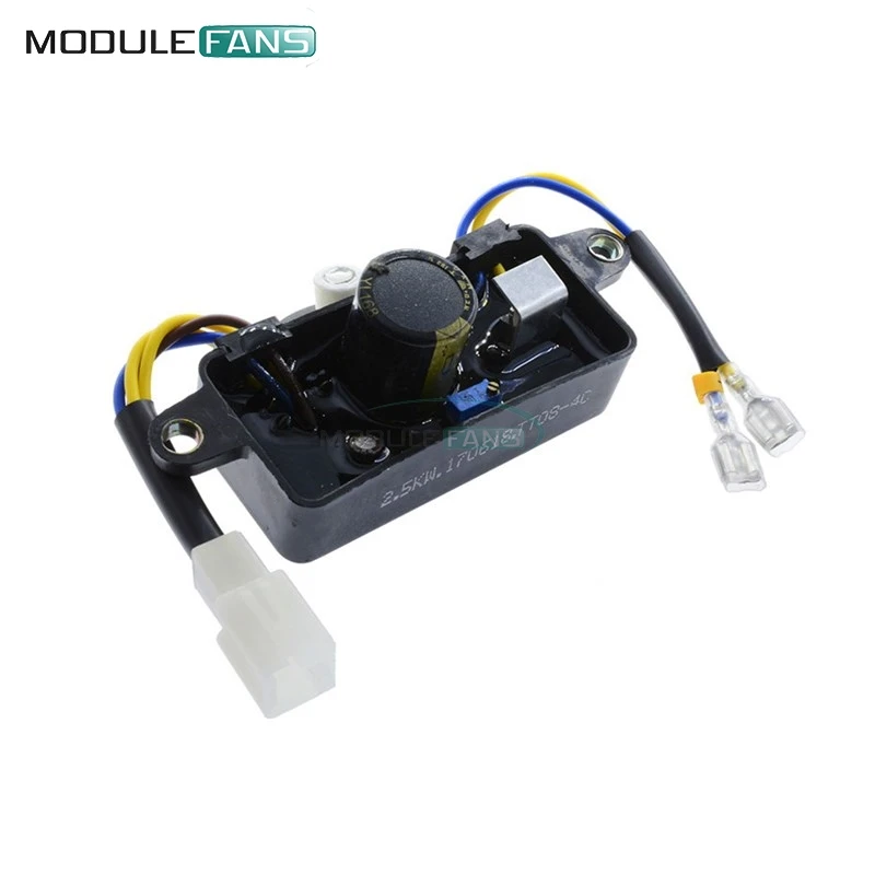 Voltage Regulator Rectifier Single Phase AVR For 2KW 3KW Gasoline Generator Electric Start