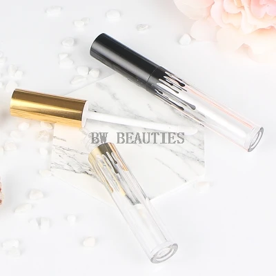 200Pcs/Lot 4ml Empty Clear Lip Gloss Tube Lip Balm Lipstick Bottle Container Beauty Tool Mini Sample Refillable Lipgloss Bottles