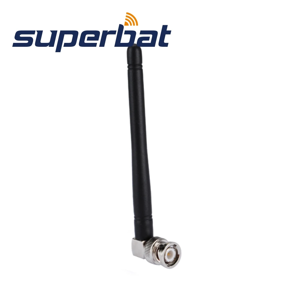 Superbat 3dbi 2.4GHz Omni BNC Male Right Angle WIFI Antenna for Wireless Router &WLAN PCI Card