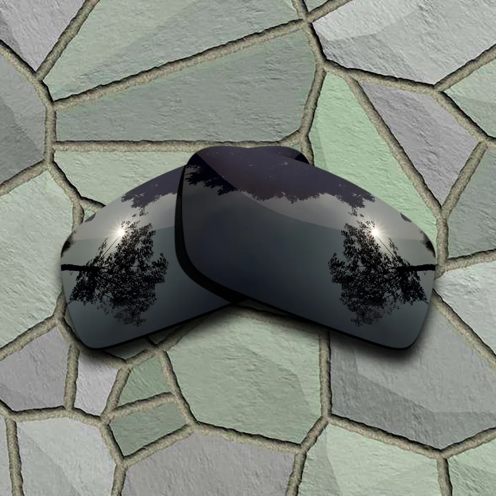 

Grey Black Sunglasses Polarized Replacement Lenses for Oakley Twitch