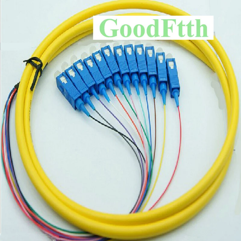 

Fiber Optic Pigtail SC UPC SC/UPC SM 12 Cores Distribution 0.9mm GoodFtth 5m 6m 7m 8m 10m 15m 20m 25m 30m 50m