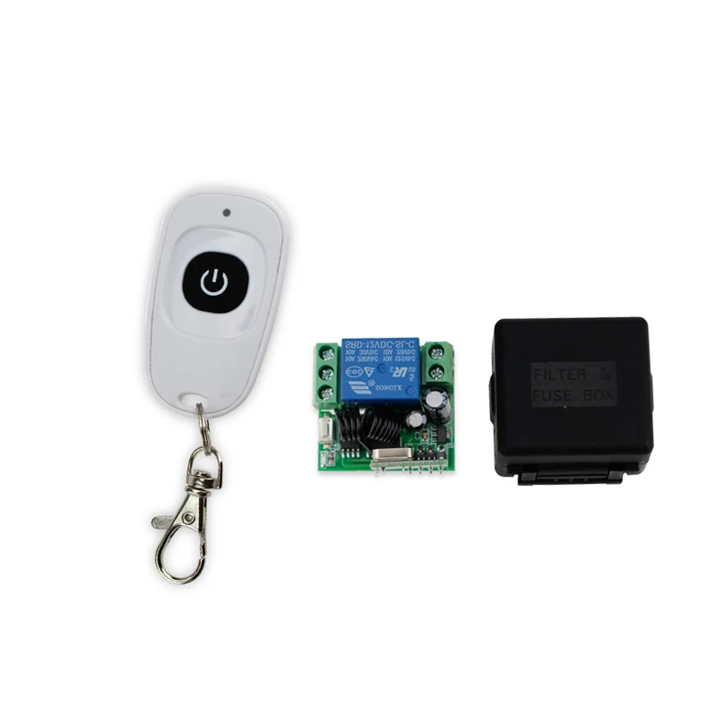 315MHz/433MHz DC12V 1CH wireless remote control switch+receiver module receiver to control electric lock 1/2/3/4/5 transmitter