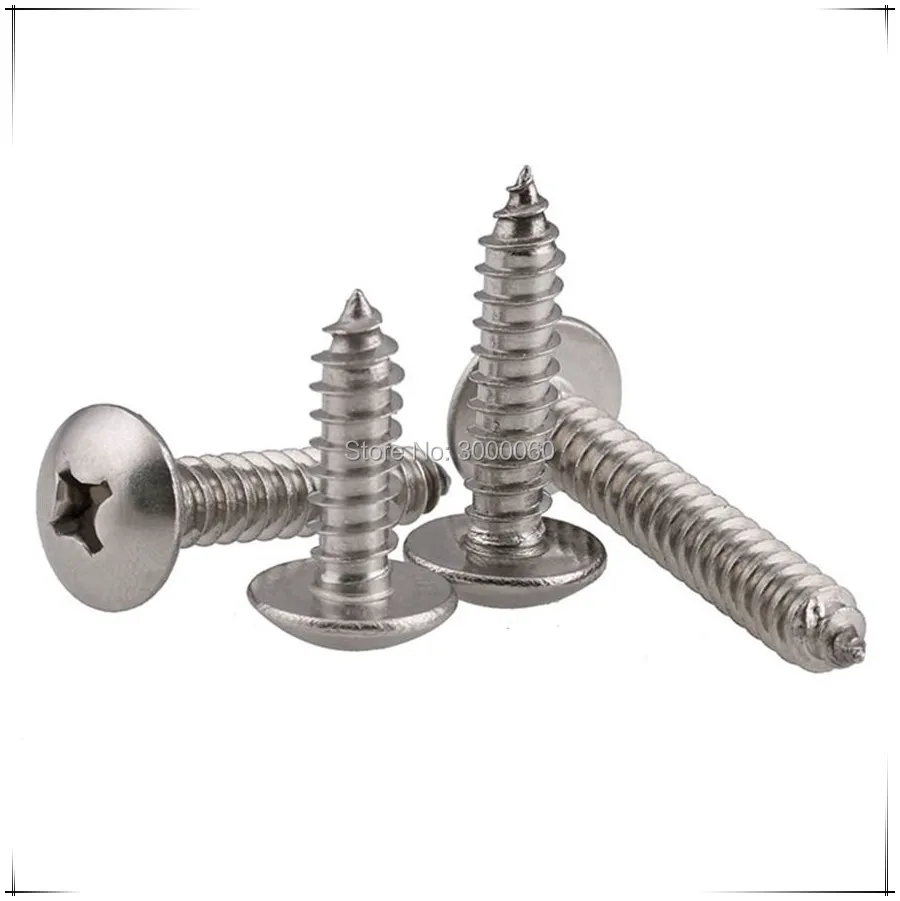 M3 Stainless Stee A2 304 Phillips Cross Recessed Truss Head tornillos parafusos parafuso Self Tapping Screws 200pcs/lot