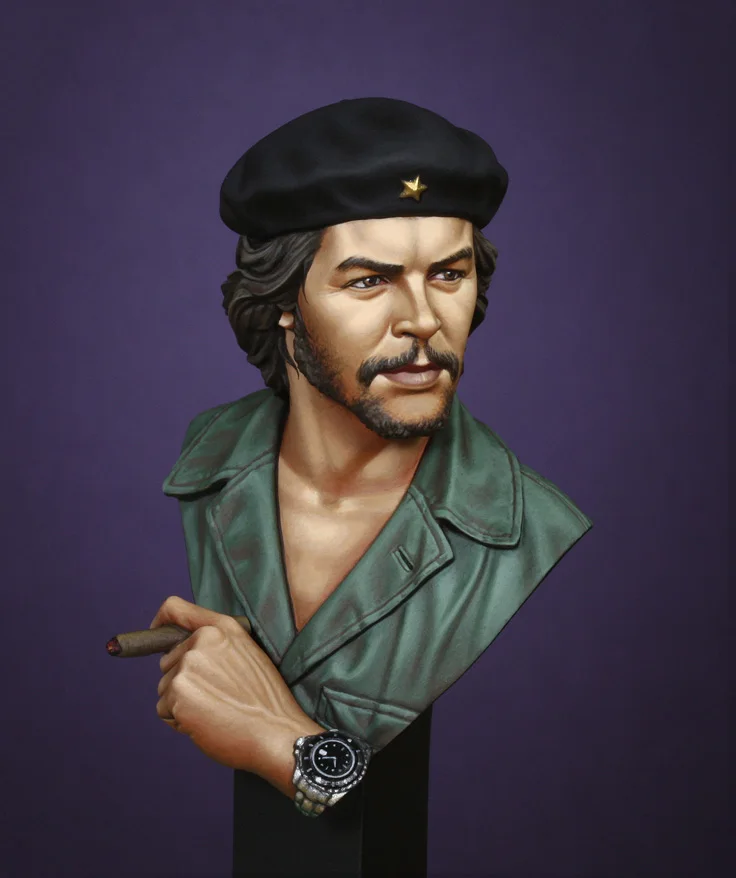 Unpainted Kit 1/10 Che Guevara bust    figure Historical  Resin Figure miniature garage kit