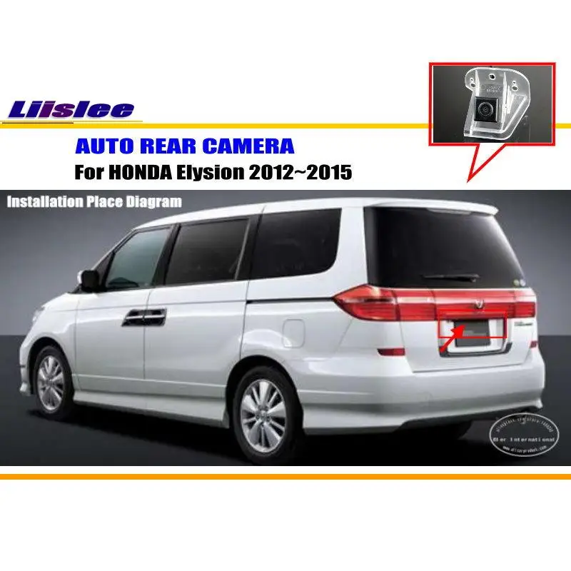 For Honda Elysion 2012-2015 Car Rear View  Rearview Camera Backup Back Parking AUTO HD CCD CAM Accessories Kit