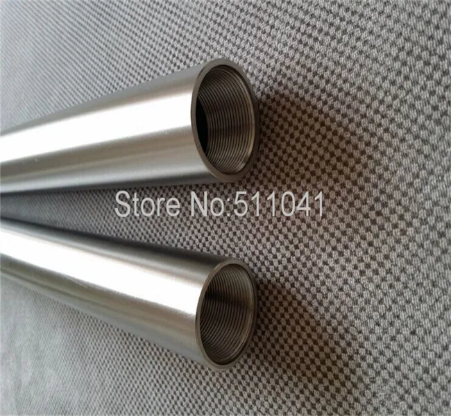 Gr5 ống titan grade5, Khả Năng Chống áp cao nhiệt độ cao ống titan, titan ống chủ đề 32*3*300, bề mặt màu đen