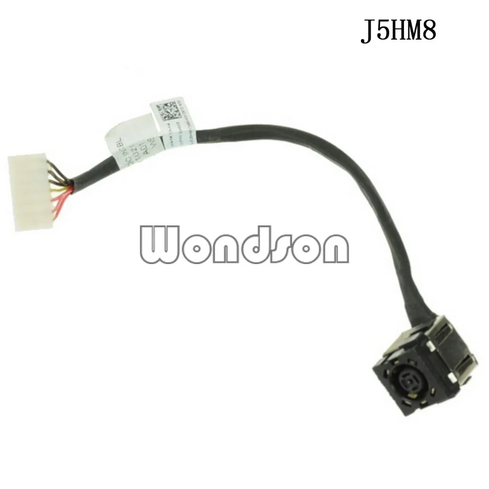 DC Cable For Dell Inspiron 17 5748 DC Power Input Jack with Cable - J5HM8 0J5HM8 w/ 1 Year Warranty