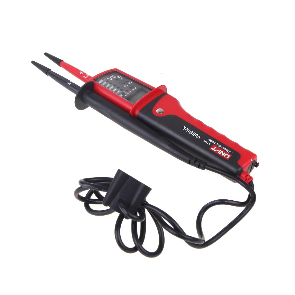 Tipo impermeabile Ip65 rivelatore di polarità di rotazione di fase di continuità del Tester di tensione di UNI-T UT15c Digital 24V ~ 690V AC/DC Volt