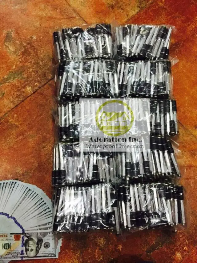 injection packer packing growing poliuretano crack repair atacado 354 90 mm stroke pacote 1000 pcs 01