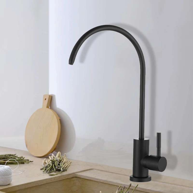 Stainless Steel Kitchen Water Filter Faucet Drinking Water Tap Reverse Osmosis Drinking Water Filter Sink Tap Kitchen Accessory