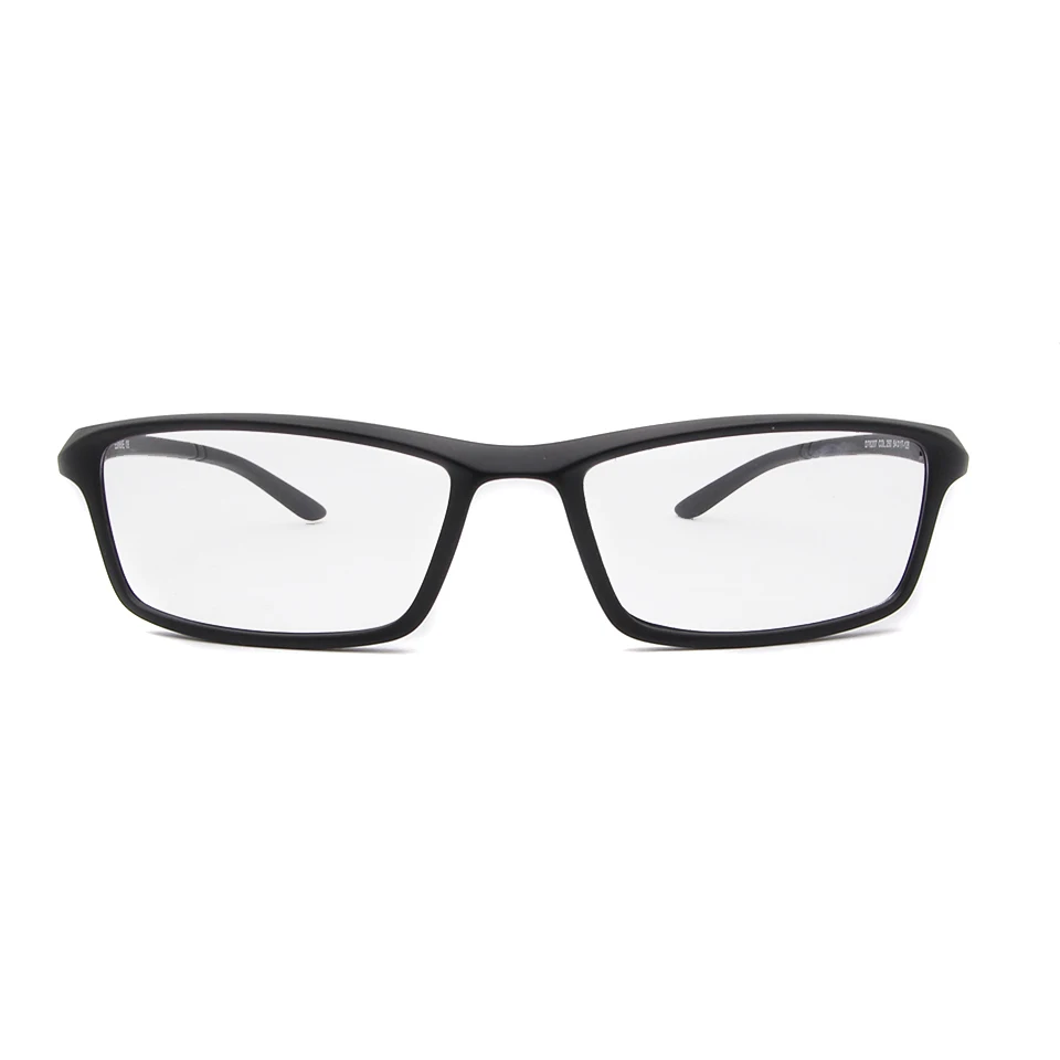 ESNBIE TR90 Flexible Men Optical Glasses Frame Square Eyeglasses Frame Male Matt Black Glasses Clear Lens New Oculos 78207