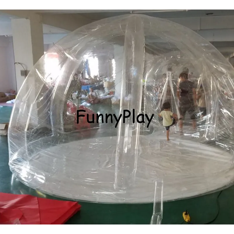 promotional inflatable tents,Customized clear inflatable camping clear tents,4m clear room hotel,inflatable airtight tent