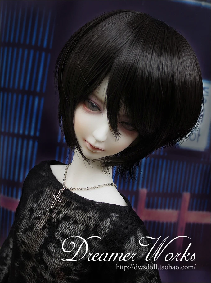 

1/4 1/3 scale BJD wig accessories short hair for BJD/SD doll accessories,Not included doll,shoes,clothes and other D1343