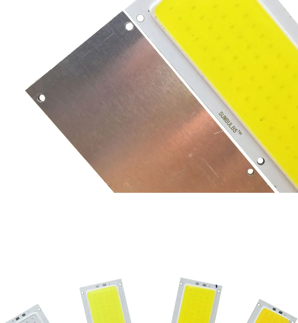 120x36mm 12V COB LED Lichtquelle Chip 12W Glühbirne für DIY 12V Beleuchtung Warme Natur Kühles Weiß Blau Panel Lampe 1000LM Wasserdicht – Detail 9