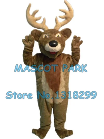 plush reindeer moose mascot costume christmas deer mascot custom adult size cartoon character cosply carnival costume 3228