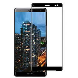 10pcs/lot 3D Curved Tempered Glass For Sony Xperia XZ3 Full Cover 9H Protective film Screen Protector For Sony Xperia XZ3