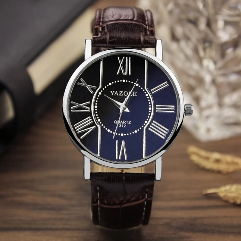 YAZOLE Top Brand Blue Glass Wrist Watch Women Watches Fashion Women's Watches Waterproof Ladies Watch Clock relogio reloj mujer