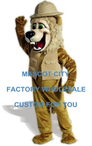 

Lion Mascot Costume Adult Size Cartoon Character Animal Theme Carnival Party Cosply Mascotte Mascota Suit Kit Fancy Dress SW1010