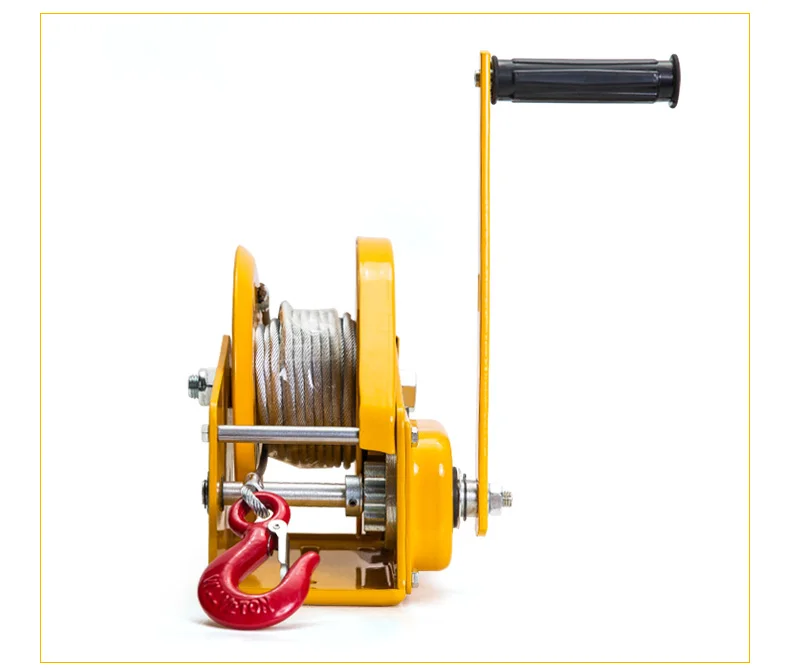 2600LBS Self-locking hand winch Stainless steel Boat windlass truck auto manual lifting hoist