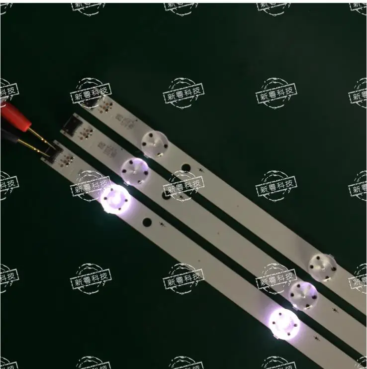 6PCS ใหม่ 3 + 4LED strip วงจร LF51-FHD-A LF51-FHD-B สําหรับ LGE-WIC0P-FHD COB 43LF5100-CA HC430DUN