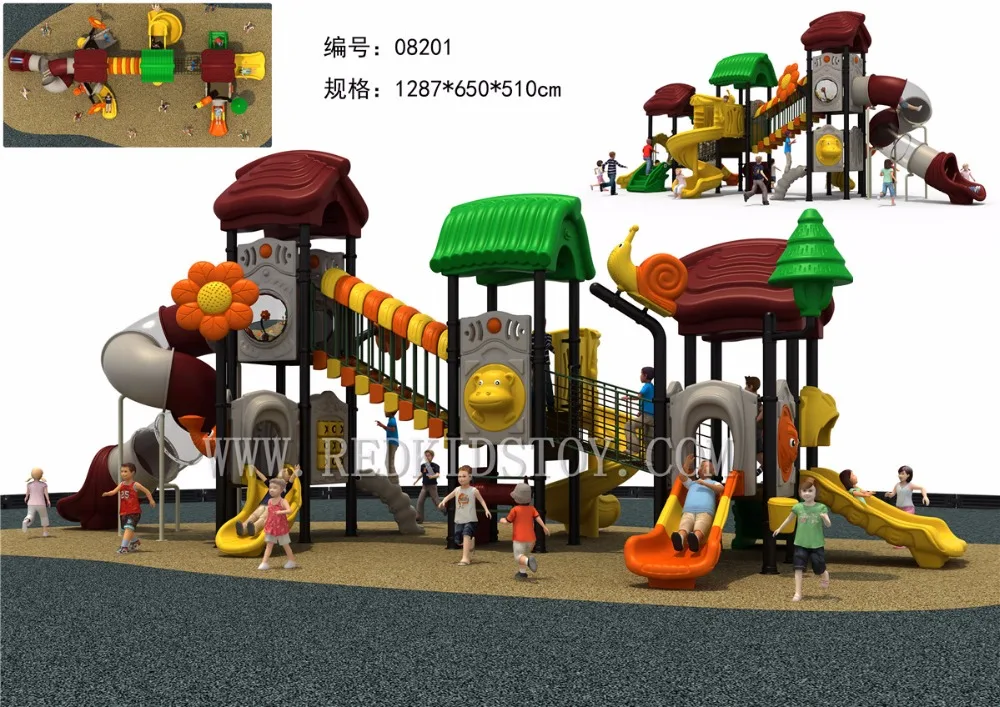 Exported to US Door to Door Service Children Outdoor Play Items Kids Playground HZ-08201