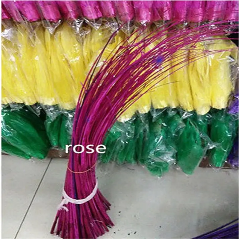 Wholesale 10pcs/Lot 40-50cm Selected Top Quality Ostrich Feather Hard Rod Headwear Accessories Quill Spines for DIY Millinery