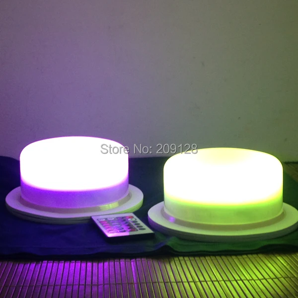 

175 мм led rgb под настольным освещением для свадеб