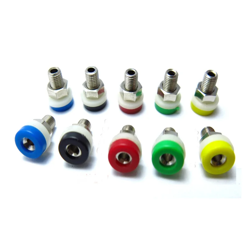 

100pcs/lot 2mm Mini Banana Jack Terminal Panel Socket Terminals Test Instrumentation