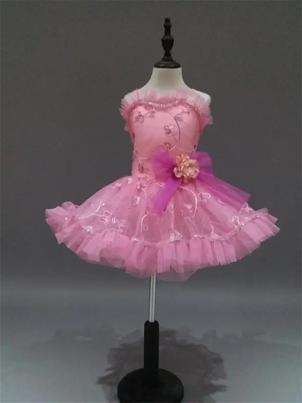 

Girls Ballet Dance Dress Kids Ballet Tutu Dress Children Gymnastics Leotard Performance Costumes Performing Ballet Tutu D-0488